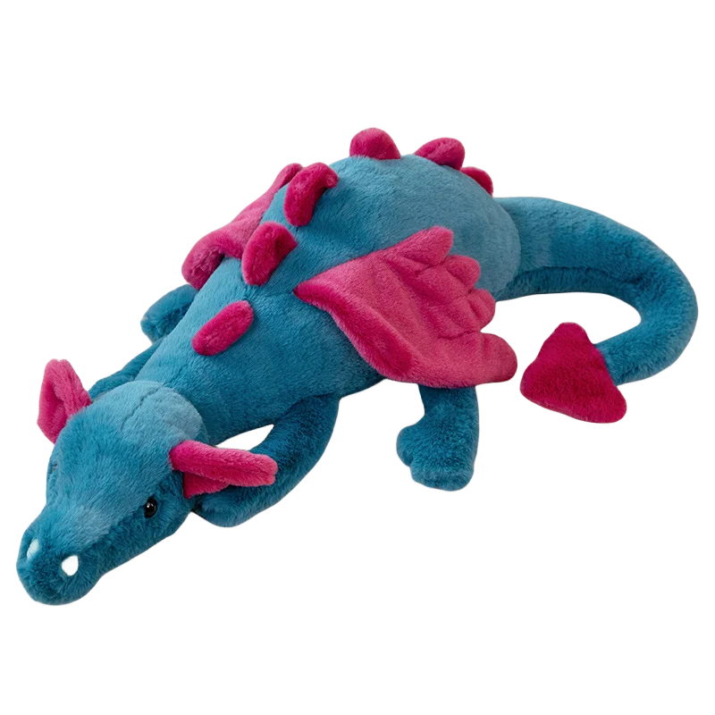30/50/70/90cm Flying Dragon Action Figure Stuffed Toy Flying Wings Din Niebieski smok cx