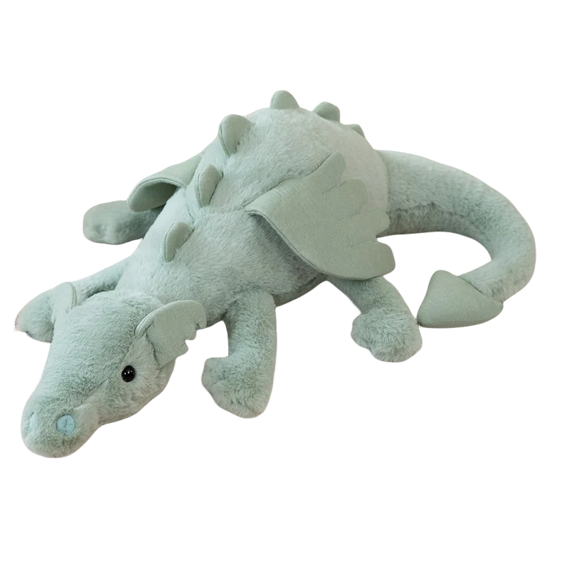 30/50/70/90cm Flying Dragon Action Figure Stuffed Toy Flying Wings Din Zielony smok cx