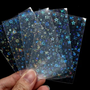 50 szt. 61x88mm Laser Korea Card Sleeves Ochraniacze na Karty Fotograf Mantian star