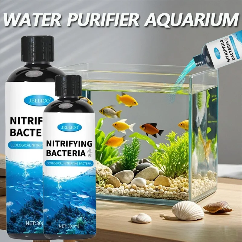 Bakterie nitryfikacyjne do akwarium, płynny starter 300 ml 2PCS