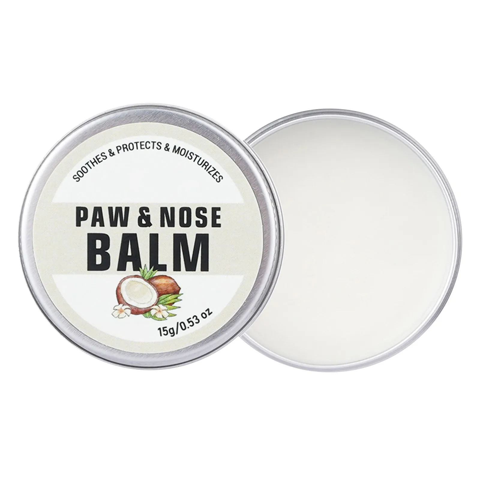 Balsam do łap dla psa i kota - ochrona i nawilżenie Jasnożółty
