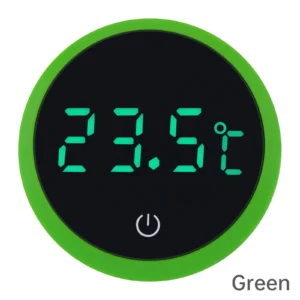 Bezprzewodowy termometr akwariowy LED z elektronicznym miernikiem wody Zielony
