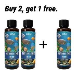 Błękit metylenowy do akwarium dla ryb i żółwi 98 ml Buy 2 get 1 free.