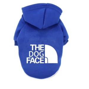 Bluza z kapturem dla psa — corgi, border collie, duże rasy, jesień Czerwony