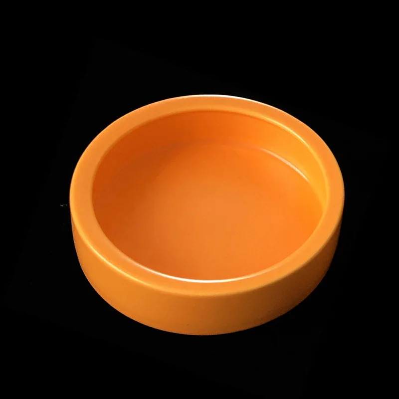 Ceramiczna mini miska antyucieczkowa dla gadów - robaki mączne i woda Khaki