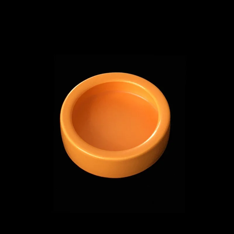 Ceramiczna mini miska antyucieczkowa dla gadów - robaki mączne i woda Czerwony