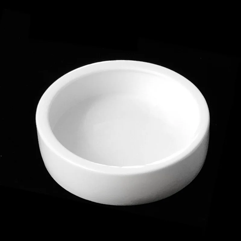 Ceramiczna mini miska antyucieczkowa dla gadów - robaki mączne i woda Jasnożółty