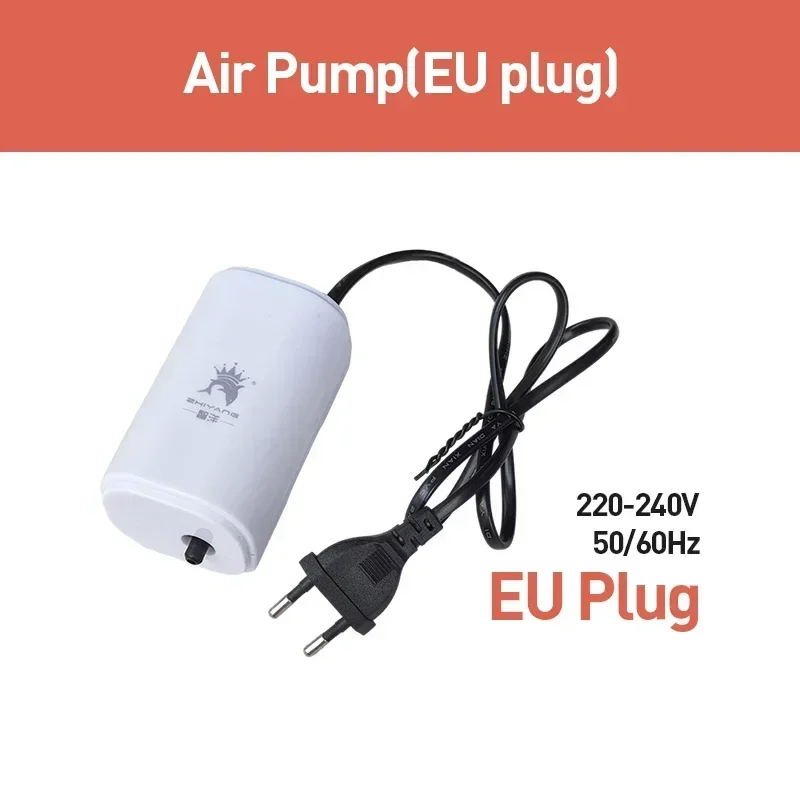 Cicha pompa powietrza do akwarium 3W ultra cicha sprężarka Biały