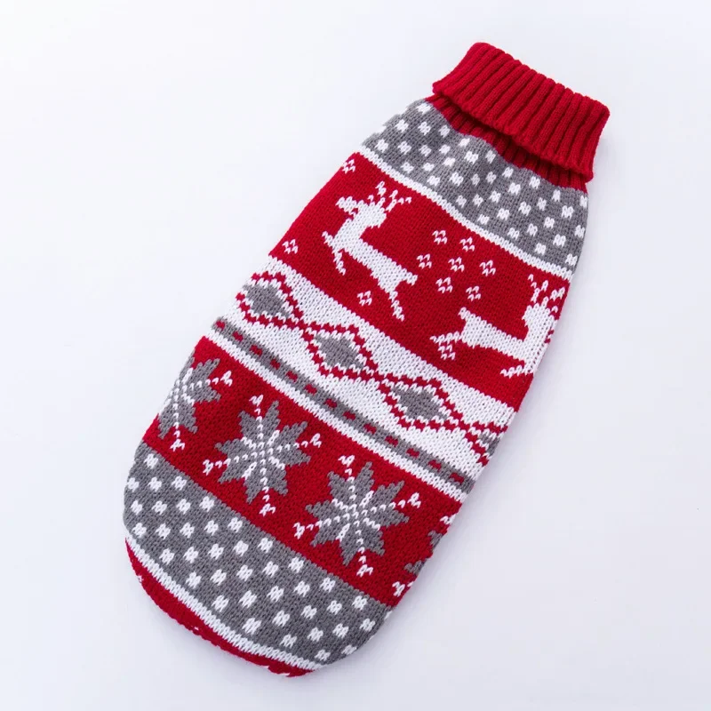 Ciepły sweterek dla psa na zimę Christmas