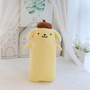 Cute 42/65cm Pom Pom Purin Plush Toy Lovely Stuffed Anime Plushies Yel Pom pom purin otwarty