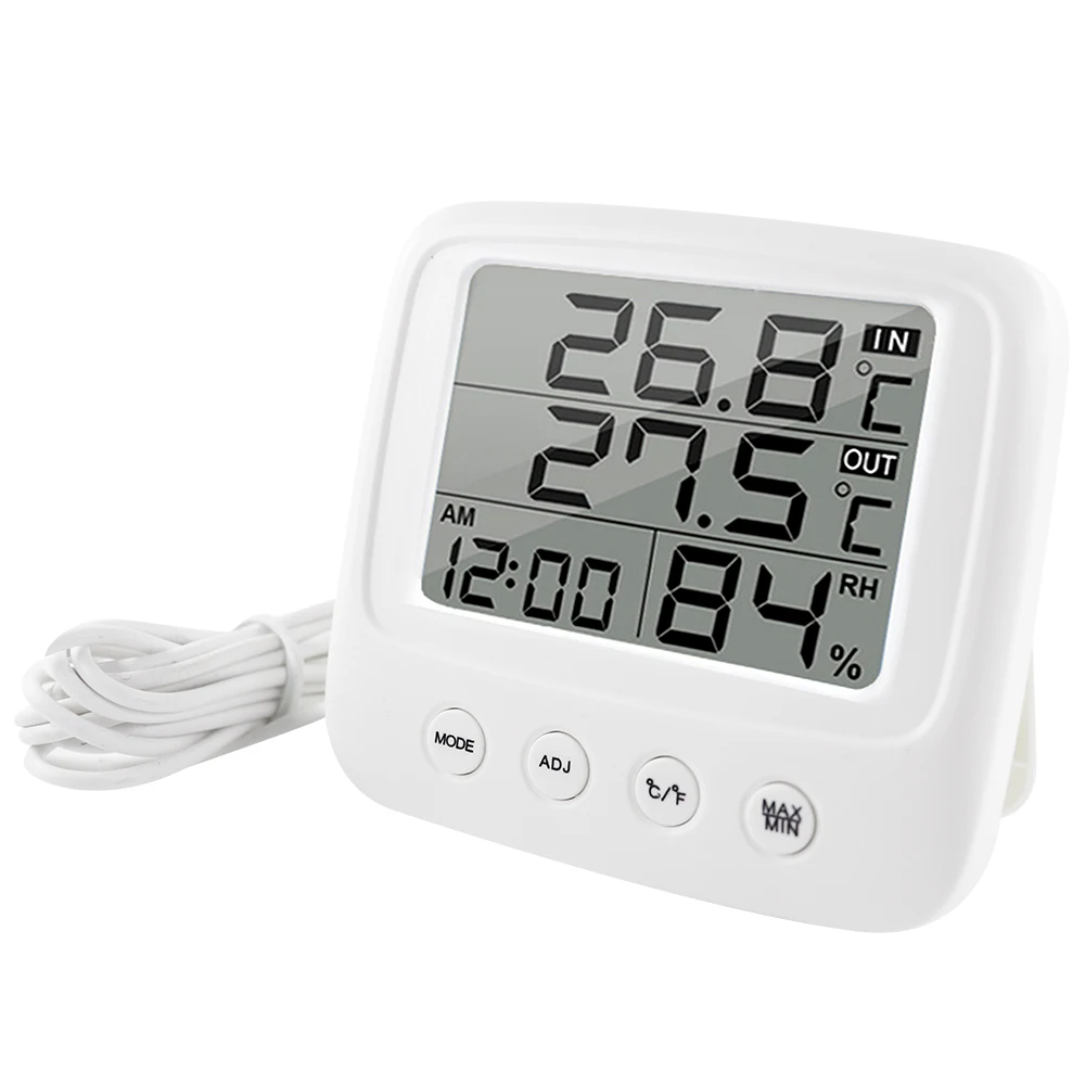 Cyfrowy termometr higrometr LCD do terrarium E0828a