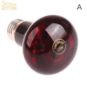 Czerwona lampa grzewcza dla gadów E27 UV W