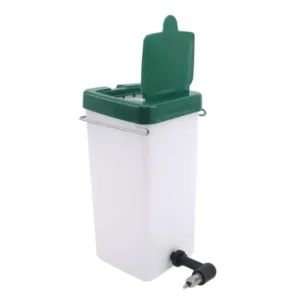 Duży automatyczny dozownik wody dla królika i kota 500–1000 ml Ciemny brąz