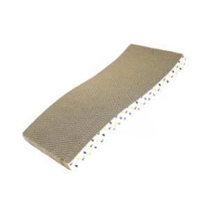 Dwustronny tekturowy drapak sofa dla kota Czerwony