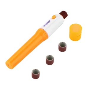 Elektryczna szlifierka do pazurów psa — cichy trymer USB Biały