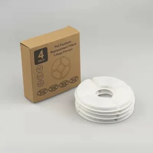 Wkłady filtrujące z węglem do fontanny dla kota 4PCS
