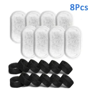 Filtry do fontanny dla kota 3,2 l (wymienne wkłady) 8pcs