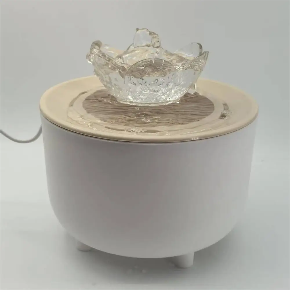 Fontanna do picia dla kota z filtrem 1200 ml Wood lotus flowers