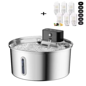 Bezprzewodowa fontanna z poidełkiem dla psa i kota 3,2 l Pet water 6chip