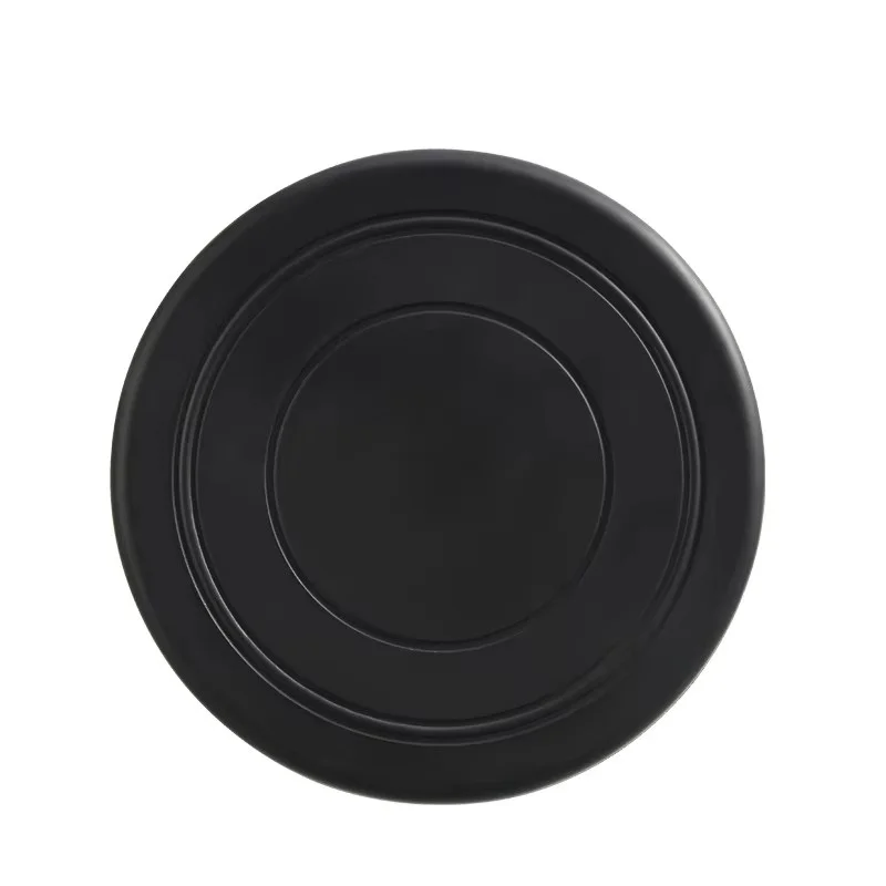 Frisbee dla psa z miękkiej gumy Czarny