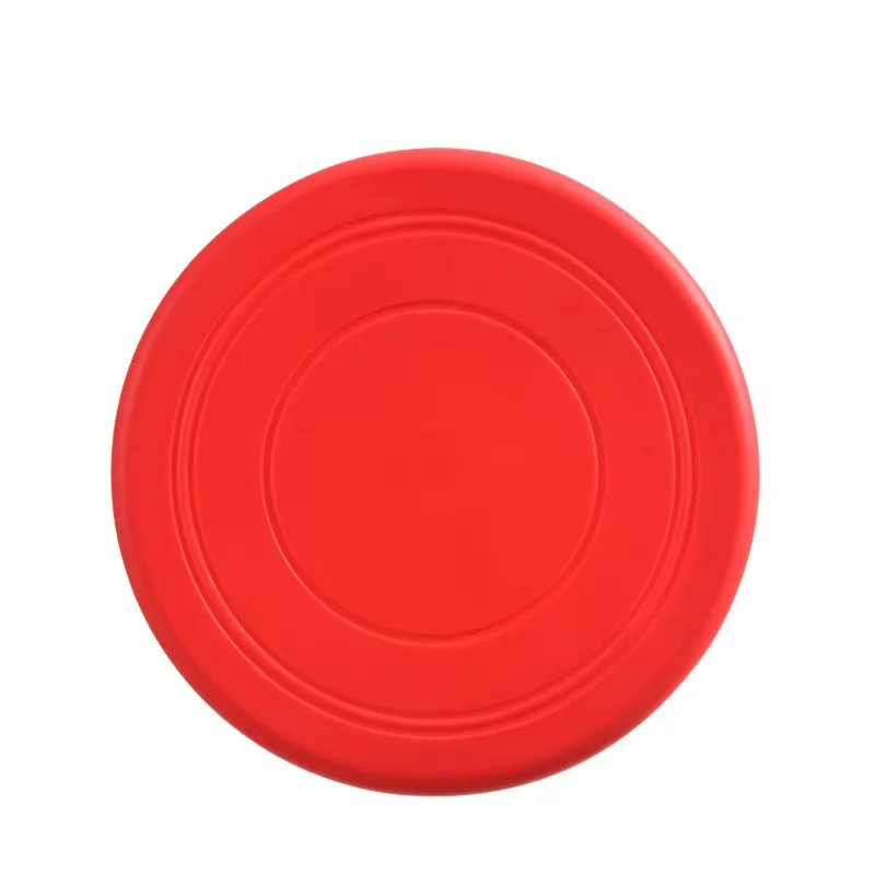 Frisbee dla psa z miękkiej gumy Czerwony