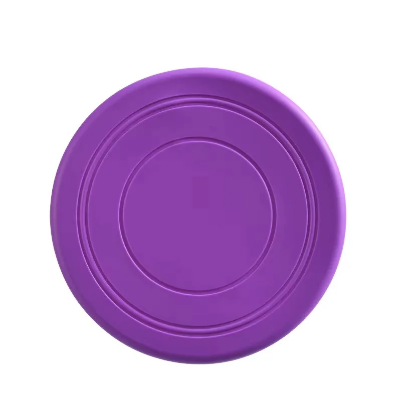 Frisbee dla psa z miękkiej gumy Fioletowy