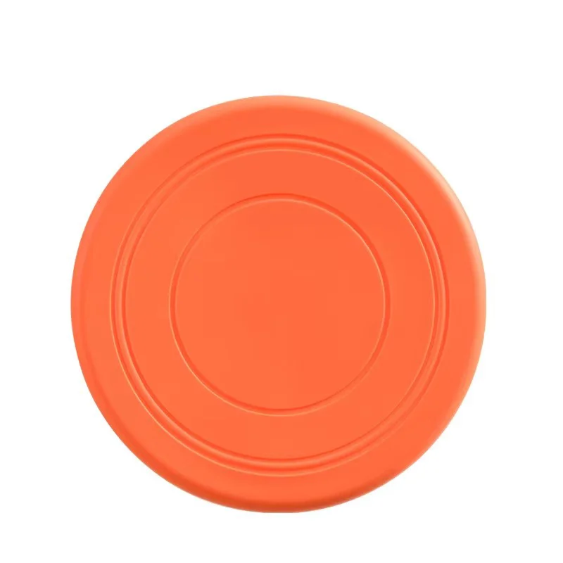 Frisbee dla psa z miękkiej gumy Pomarańczowy