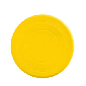 Frisbee dla psa z miękkiej gumy żółty