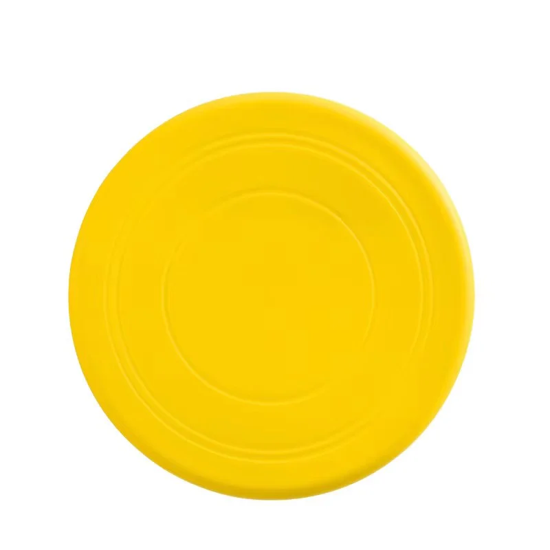 Frisbee dla psa z miękkiej gumy żółty