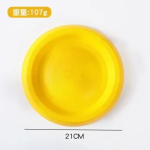 Frisbee z uchwytem dla psa do przeciągania Żółty