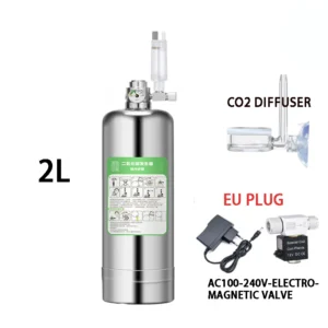 Zestaw generatora CO2 do akwarium ze stali nierdzewnej L full set eu