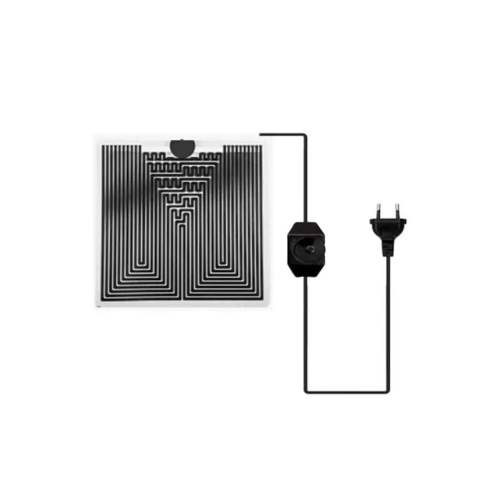 Grafenowa mata grzewcza do terrarium 220V EU z regulatorem Khaki