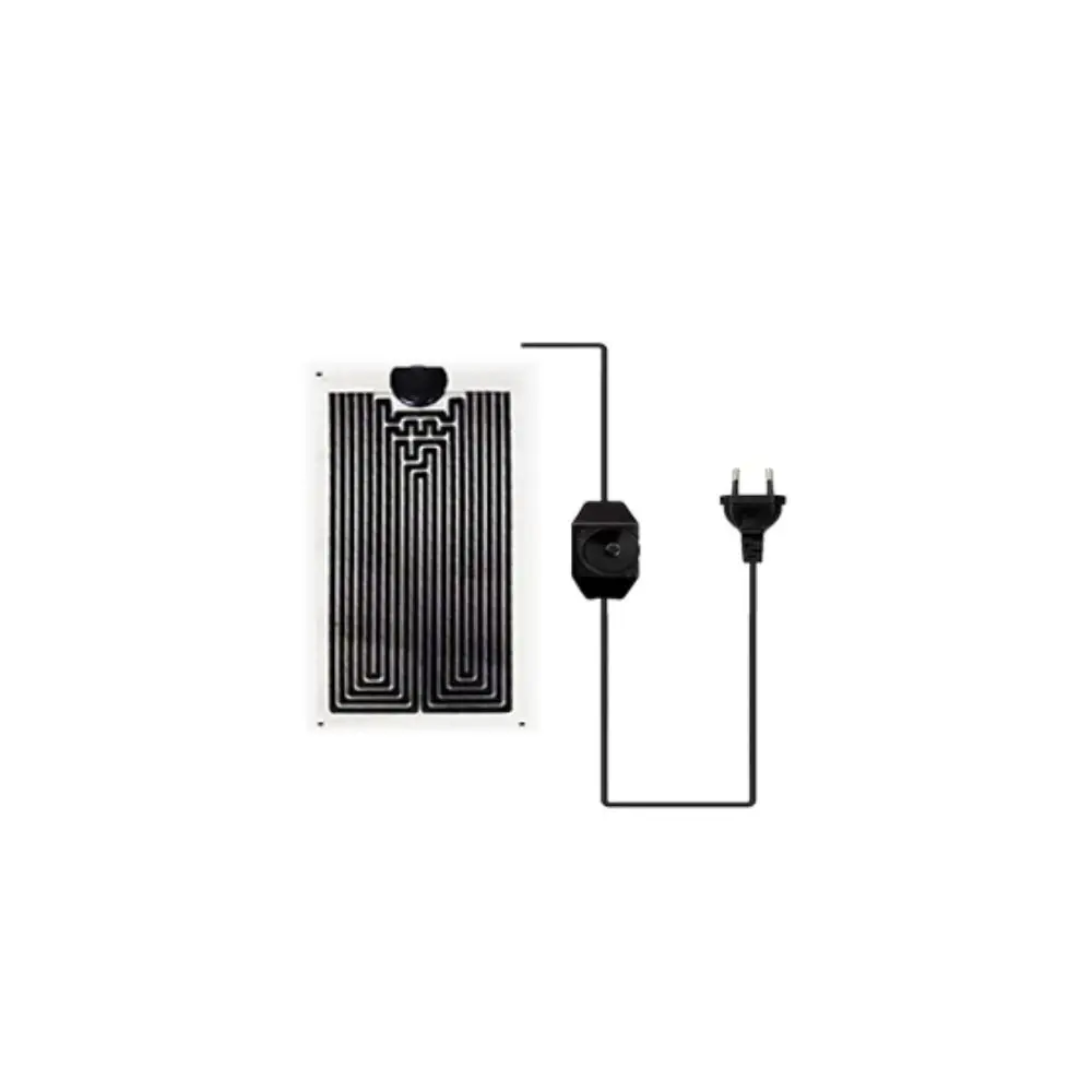 Grafenowa mata grzewcza do terrarium 220V EU z regulatorem Czerwony