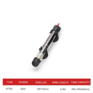 Grzałka akwariowa z regulacją temperatury 25-300W - pręt grzejny W