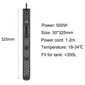 Grzałka do akwarium Sunsun z wyświetlaczem LCD Gr
