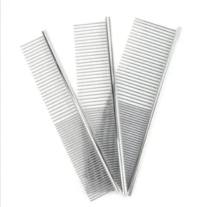 Stalowy grzebień do rozczesywania kołtunów psa i kota 3PCS