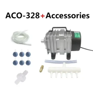 Hailea 220V sprężarka powietrza do akwarium 70L/min Srebrny