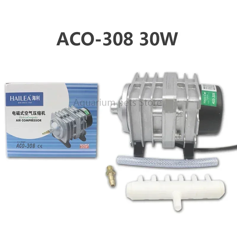 Hailea 220V sprężarka powietrza do akwarium 70L/min Zielony