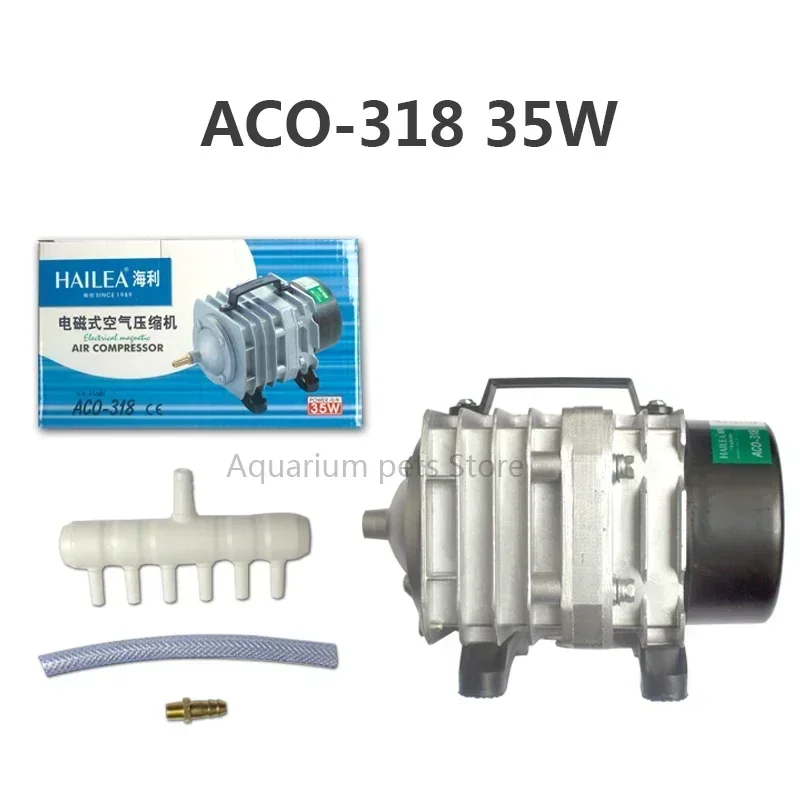 Hailea 220V sprężarka powietrza do akwarium 70L/min żółty