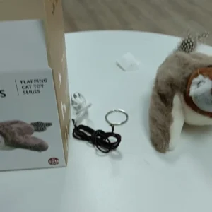Interaktywna zabawka dla kota - ćwierkający ptak Bird with box