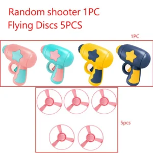 Interaktywna zabawka dla kota z latającymi dyskami 1 shooter discs