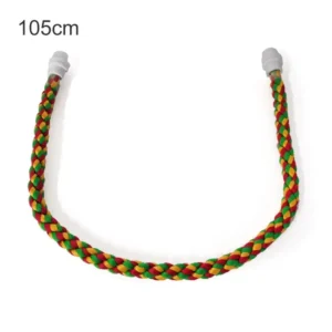 Kolorowa pleciona lina dla papugi do klatki 30–105 cm Niebieski