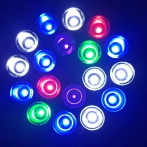Lampa LED do akwarium morskiego i sumpa — żarówka 50W, nano raf, usuwanie alg Srebrny