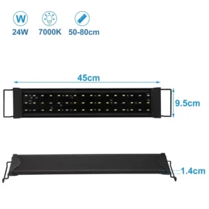 Lampa LED do akwarium niebiesko-biała 25/45 cm Cpl 60