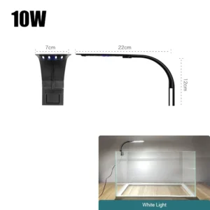Lampa LED do roślin akwariowych z klipsem X5b ww