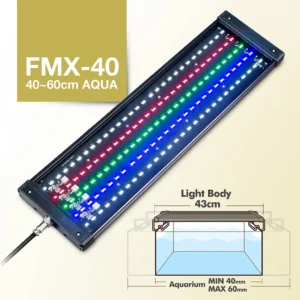 Lampa LED WRGB do akwarium roślinnego 40-105 cm Fmx 40