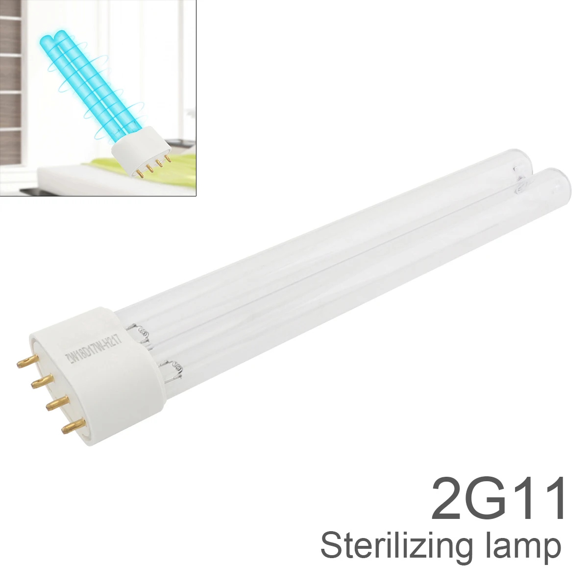 Lampa UV do sterylizacji stawu i akwarium 18-55W 2G11