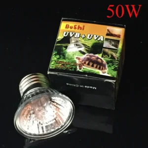 Lampa UVA i UVB 3.0 dla żółwia i gadów 25-75W E27 Czerwony
