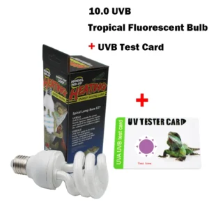 Lampa UVB 10.0 13W do terrarium gadów żółwi 110V/220V Ciemny brąz