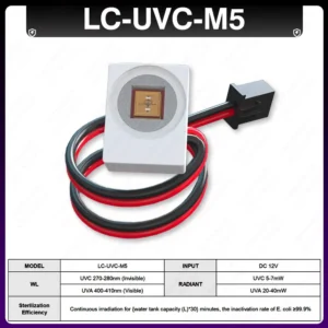 Lampa UVC do sterylizacji i dezynfekcji wody w akwarium Uvc m5